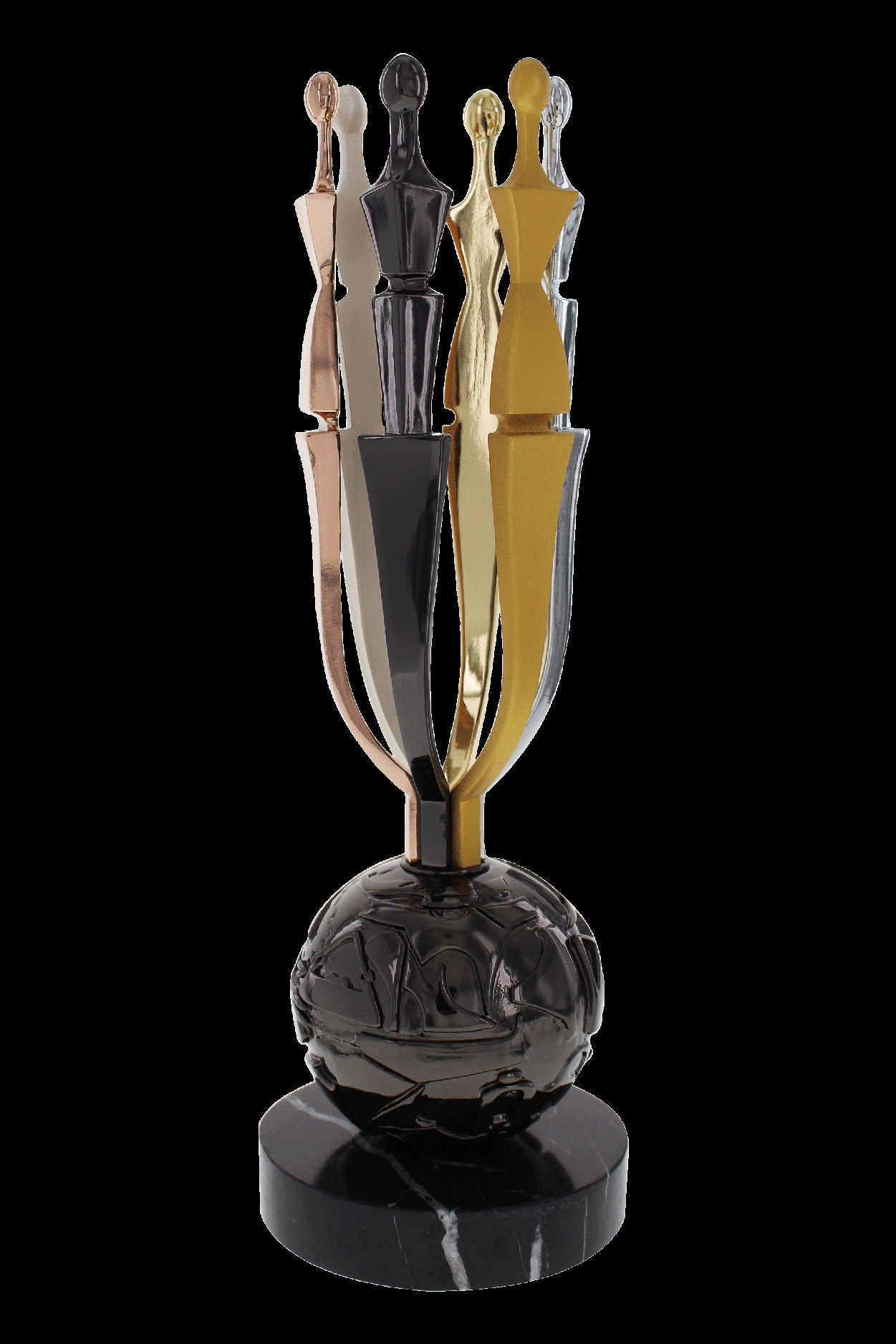 AAFA American Image Awards trophy made in collaboration between Society Awards and Ruben Toledo